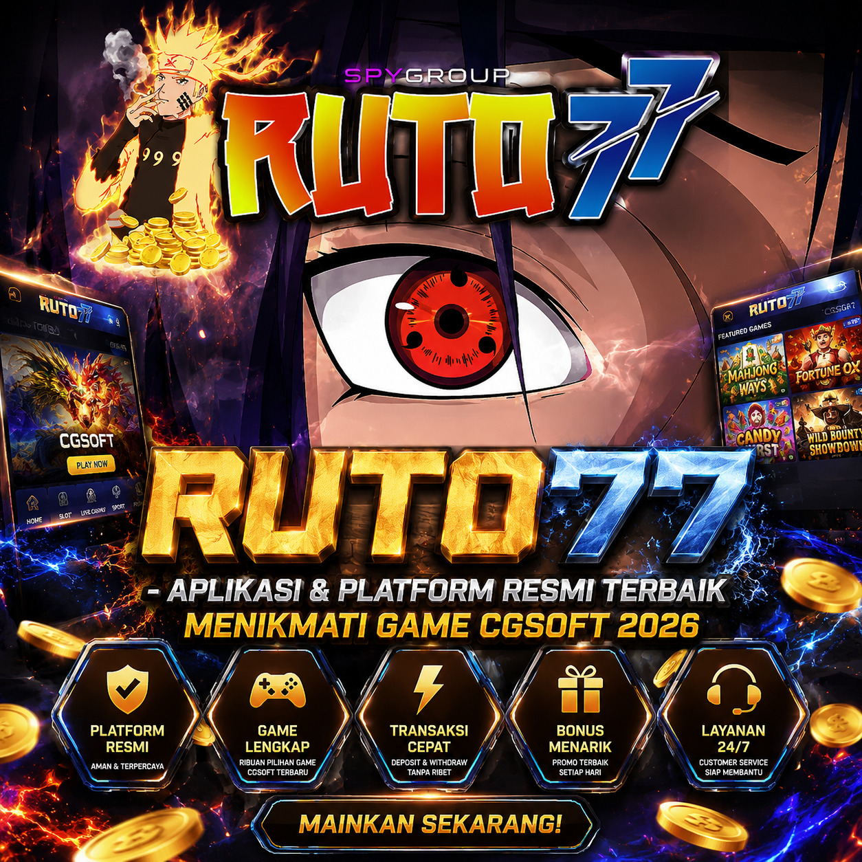 RUTO77 - Aplikasi & Platform Resmi Terbaik Menikmati Game CGSOFT 2026